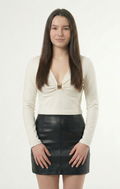 Top Crop con Dettaglio Gioiello