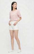 T-Shirt con Maniche in Pizzo