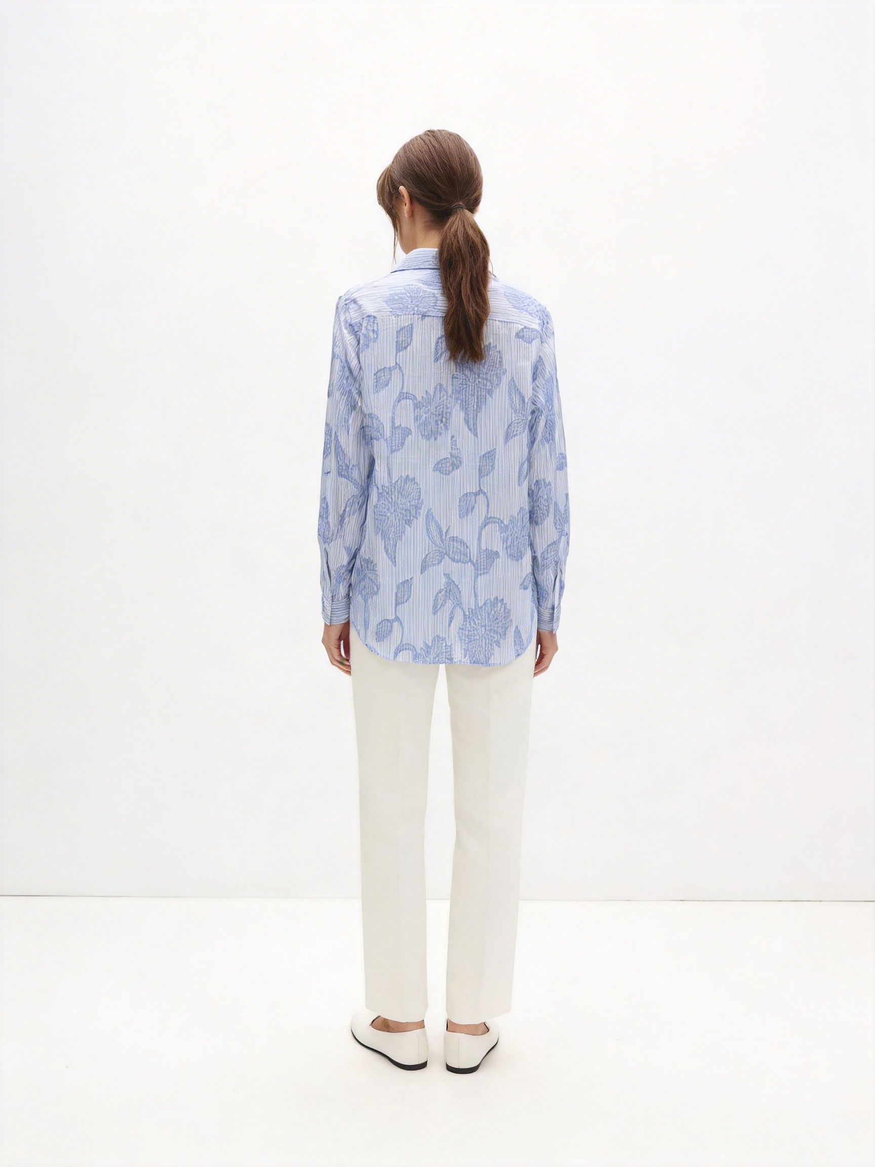 Camicia con fiori